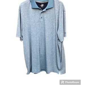 Beverly Hills Polo Club Shirt Blue Sz. XXL Preppy